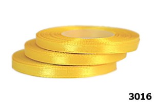 Wstążka Satynowa 6 mm 3016 Ciemny Żółty