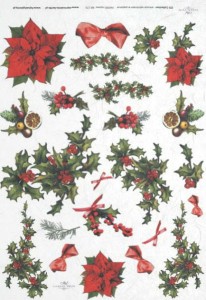 Papier decoupage ryżowy R174 A4