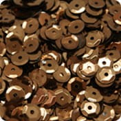 Cekiny 6 mm koła łamane 15g nr 32 brązowe