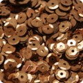 Cekiny 6 mm koła łamane 15g nr 33 brązowe