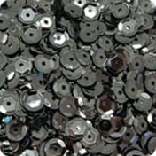 Cekiny 6 mm koła łamane 15g nr 35 grafitowe