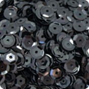 Cekiny 6 mm koła łamane 15g nr 36 czarne