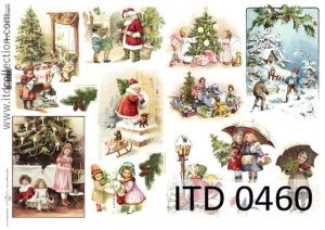 Papier decoupage klasyczny 60g 0460 A4