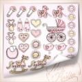 Papier do scrapbookingu MK Malutkie Szczęścia 017