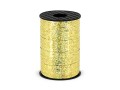 Wstążka plastikowa 5mm x 225m Holograf. Złota