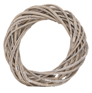 Wianek wiklinowy szary 30 cm