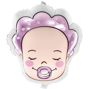 Balon foliowy Bobas Dziewczynka 40x45 cm 