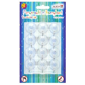 Przyssawki z haczykiem 2,5 cm 12 szt