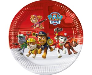 Talerzyki papierowe Paw Patrol Ready For Action 