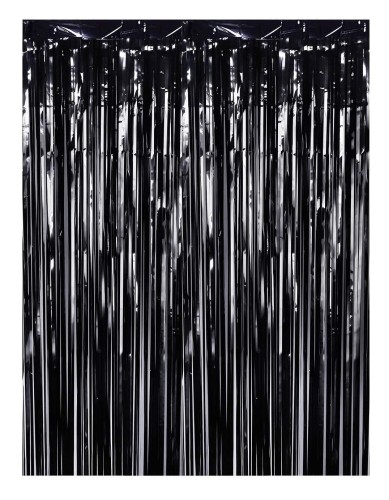 Kurtyna Party Czarna 100x250 cm