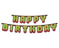 Girlanda papierowa Happy Birthday Game On 160 cm