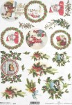 Papier decoupage ryżowy R577 A4