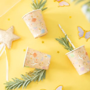 Kubeczki Księżniczki i Jednorożce 220ml 6szt