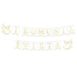 Banner Pierwsza Komunia Święta 250 cm