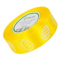 Wstążka nadruk Jajka żółta 25mm x 22,5m