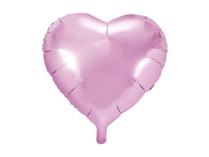 Balon foliowy 18'' Serce Jasny Róż