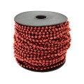 Korale na szpuli 4mm 30m ciemny czerwony XL85-06