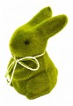 Królik flokowany zielony wys.10cm