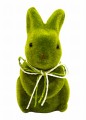 Królik flokowany zielony wys.10cm