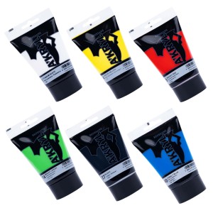 Farby Akrylowe A'KRYL zestaw 6x100ml