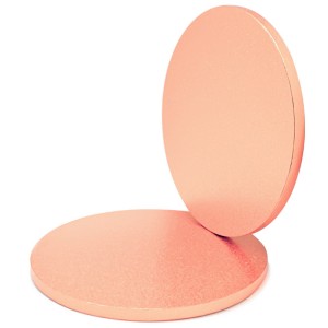 Podkład pod tort okrągły gruby różowe złoto 20cm x1,2cm