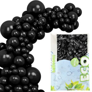 Balony pastelowe Czarne 5" opk/50szt