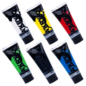Farby Akrylowe A'KRYL zestaw 6x200ml