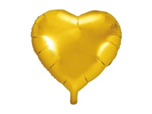 Balon foliowy 18'' Serce Złote
