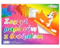 Zeszyt papierów brokatowych samop.Aliga 17x25cm