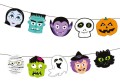 Girlanda Halloween Monsters z głowami 150cm