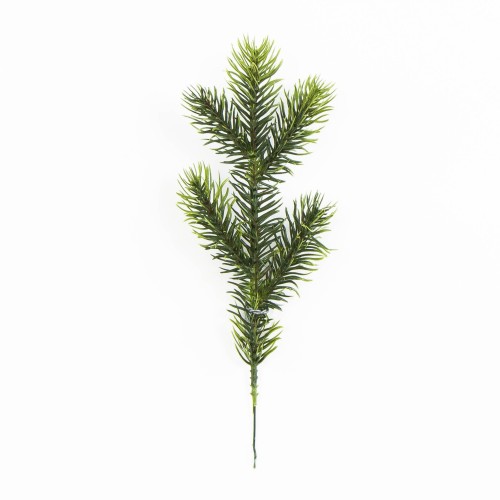 Gałązka sztuczna świerk zielona świąteczna 23 cm do dekoracji stroik gęsta