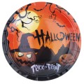 Talerzyki papierowe Halloween dynie 10 sztuk