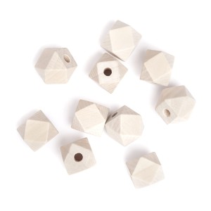 Koraliki drewniane geometryczne 15mm GRKO-106
