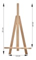 Sztaluga drewniana LUX wys.25 cm