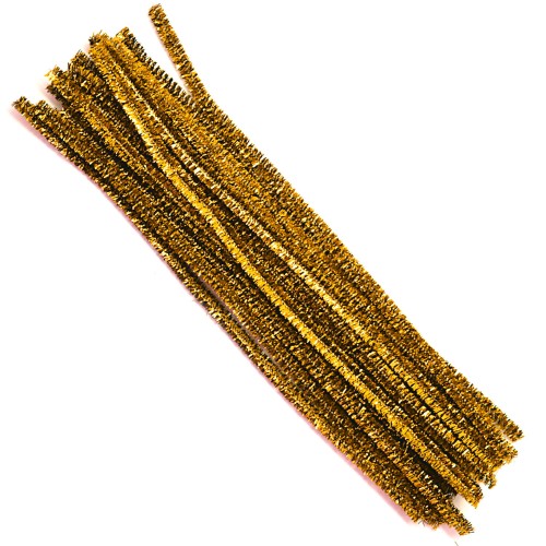 Druciki kreatywne 30 cm Złote 25 szt. 032