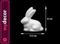 Zając siedzący styropianowy 6 cm