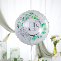 Balon foliowy 45 cm IHS Eukaliptus srebrny