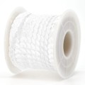 Taśma cekinowa 6 mm x 9 m Biała
