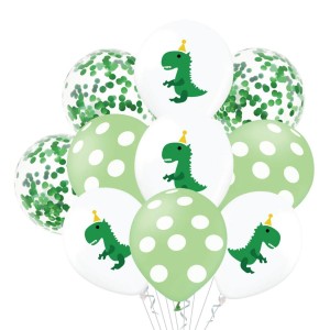 Zestaw balonów Dinozaury 30 cm 10 szt