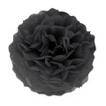 Pompon bibułowy Czarny 25 cm 011
