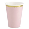 Kubeczki papierowe 220ml J.Rózowe 081J 6 szt