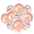Zestaw balonów Bride To Be Konfetti Rose Gold 10sz