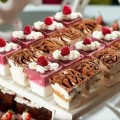Pucharki kwadratowe do deserów 150ml 10szt