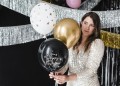 Balony 30 cm, Happy New Year mix 6 sztuk sylwester