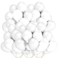 Balony EV23/100/50 Pastel Białe 30cm 50szt