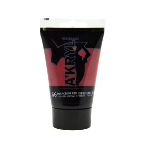 Farba Akrylowa A'KRYL 100 ml 66 Czerwień Mikowa