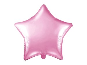 Balon foliowy 18'' Gwiazda J. Różowa