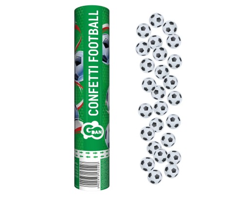 Konfetti strzelające 30 cm Piłka Nożna