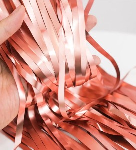 Kurtyna Party Rose Gold Matowa 100x200 cm 