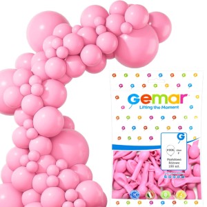 Balony pastelowe Różowe 5" 100 szt Gemar